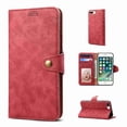thumbnail image 1 of For Apple iPhone XS Max,Dteck Luxury Cash Credit Card Slots Holder Carrying Folio Flip Cover Wallet Pouch Case Kickstand,winered, 1 of 3