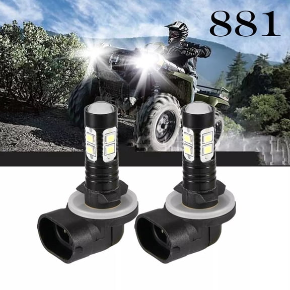 For Arctic Cat 400 500 650 700 LED Hi-Lo Beam Headlight Bulbs 6000K White Bright Qty 2