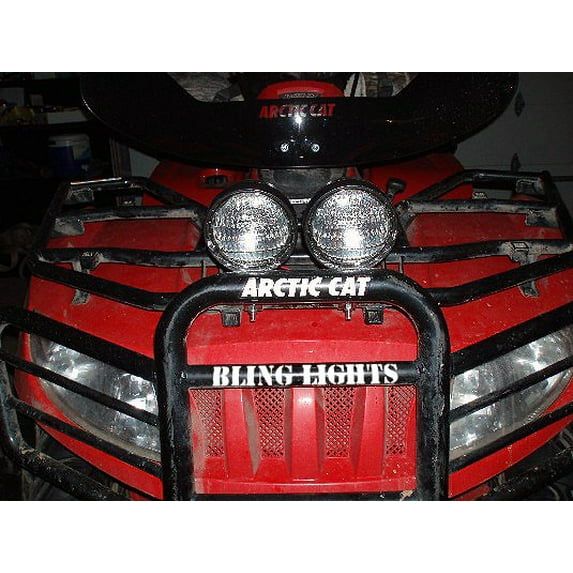 For Arctic Cat ATV Auxiliary Brushguard Lights Bumper Rack Bar Lighting Driving Lamps Trail Light Kit