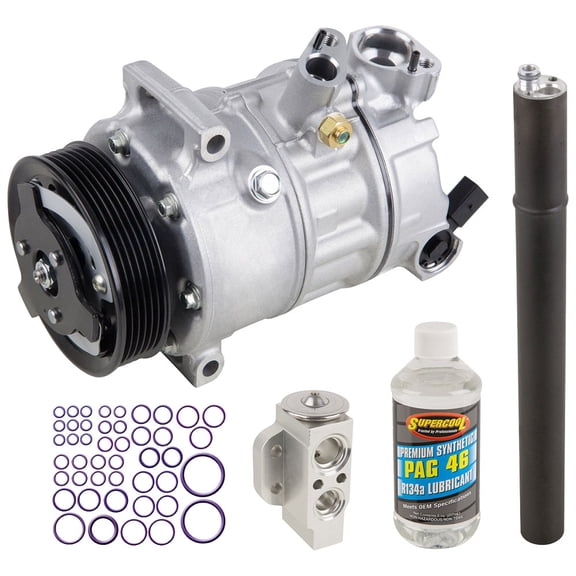 For Audi A3 TT Quattro A3 Quattro VW R32 OEM AC Compressor w/ A/C Repair Kit - BuyAutoParts