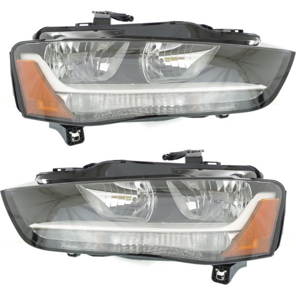 For Audi A4 Headlight Assembly 2013 14 15 2016 Pair Driver and Passenger Side | DOT Certified | AU2502175 | AU2503175 | 8K0 941 003 AD
