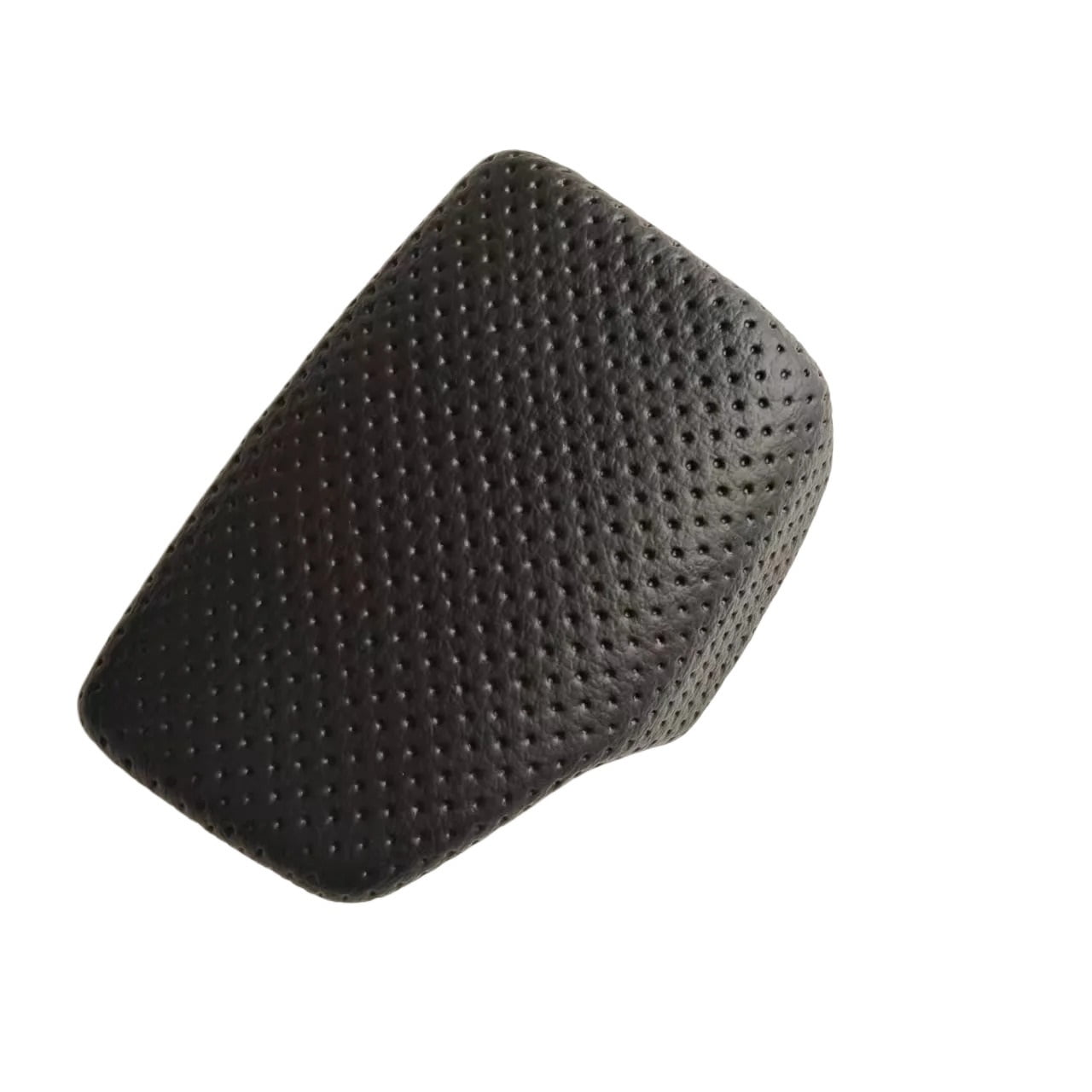 For Audi A4 B9 A5 Q7 Q5 16-19 Gear Shift Knob Cover Perforated Leather Handball Shifter Handle Lever Case