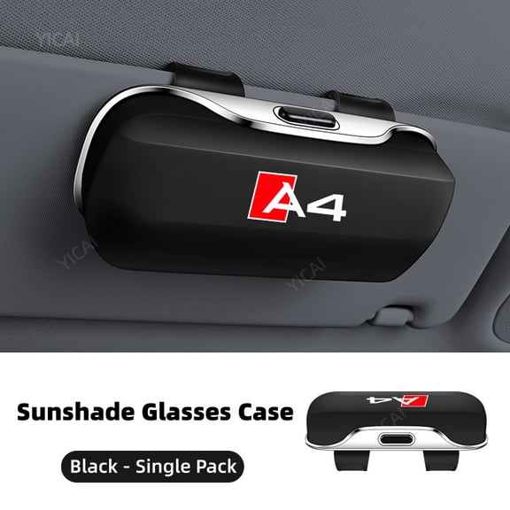 For Audi A4 Car Sunglasses Case Glasses Holder Universal Multi-Function Accessories Storag