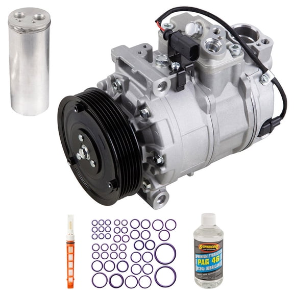 For Audi A4 Quattro 2002 2003 AC Compressor & A/C Repair Kit - BuyAutoParts