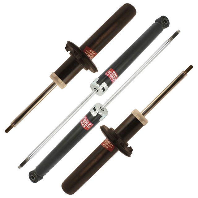 CCIYU Rear Shocks & Struts Pair For Audi A4 Quattro 2000-2009 - Left & Right, Direct Fit