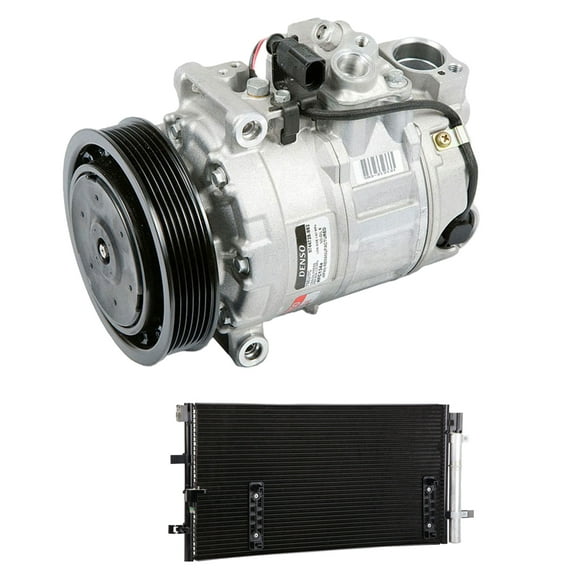 For Audi A4 Quattro 2009 OEM AC Compressor w/ A/C Condenser & Drier - BuyAutoParts