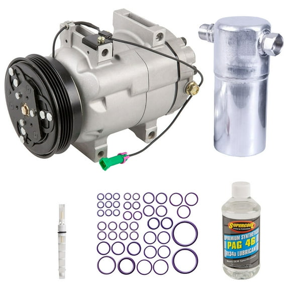 For Audi A4 Quattro & A4 1997 1998 1999 2000 AC Compressor w/ A/C Repair Kit - BuyAutoParts