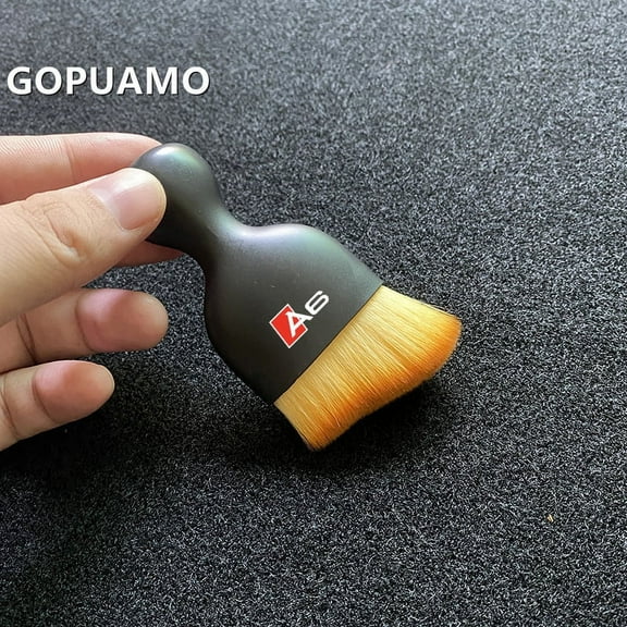 For Audi A6 Car Center Console Clean Tool Air Outlet Cleaning Soft Brush with Shell Car Crevice Dust Removal Brush