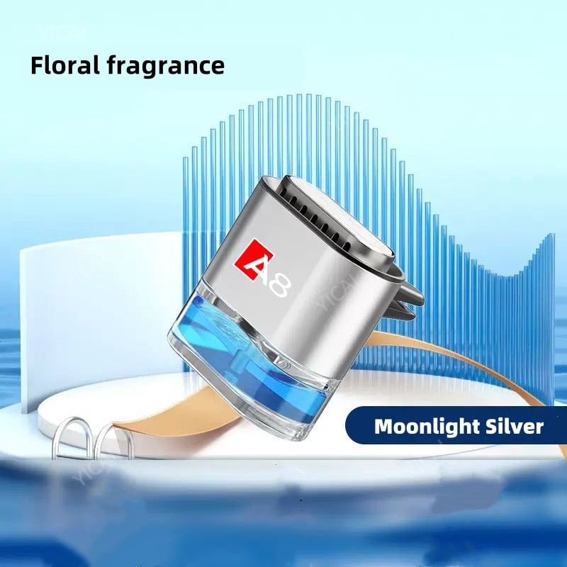 For Audi A8 Car Mounted Air Outlet Perfume Aluminum Alloy Air Freshener Gulong Floral Liquid Fragrance