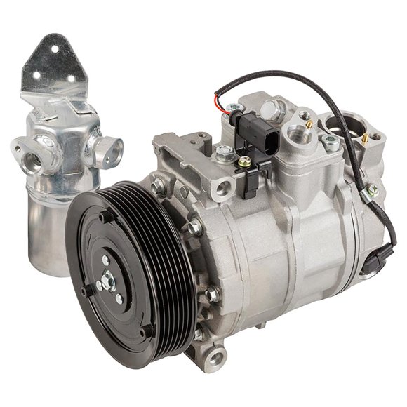 For Audi A8 Quattro 2004 2005 2006 AC Compressor w/ A/C Drier - BuyAutoParts