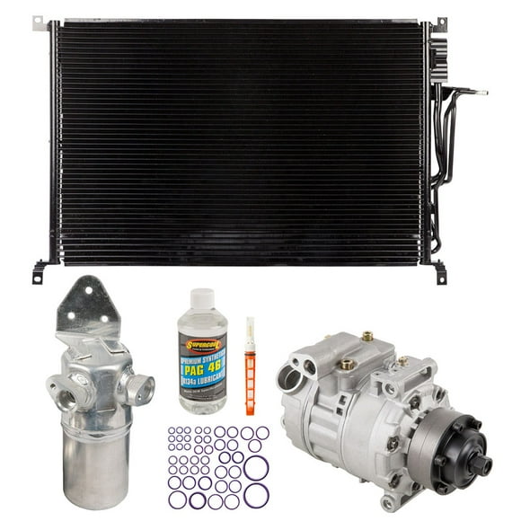 For Audi A8 Quattro 2007 2008 2009 A/C Kit w/ AC Compressor Condenser Drier - BuyAutoParts