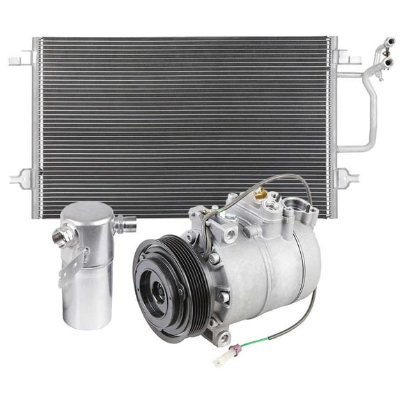 For Audi A8 & S8 AC Compressor w/ A/C Condenser & Drier - BuyAutoParts
