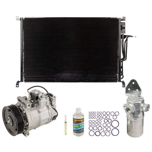 For Audi A8 V8 2004 2005 2006 A/C Kit w/ AC Compressor Condenser & Drier - BuyAutoParts
