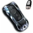 thumbnail image 1 of For Audi Key Fob Cover Case, Compatible with Audi A3 A6 A7 A8 E-Tron S3 S6 RS6 S7 RS7 Q7 SQ7 Q8 SQ8 3 Button with Keychain, 1 of 10