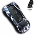 thumbnail image 1 of For Audi Key Fob Cover Case, Compatible with Audi A3 A6 A7 A8 E-Tron S3 S6 RS6 S7 RS7 Q7 SQ7 Q8 SQ8 3 Button with Keychain, 1 of 11