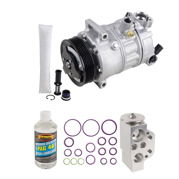 For Audi Q3 2015 2016 2017 OEM AC Compressor w/ A/C Repair Kit - BuyAutoParts