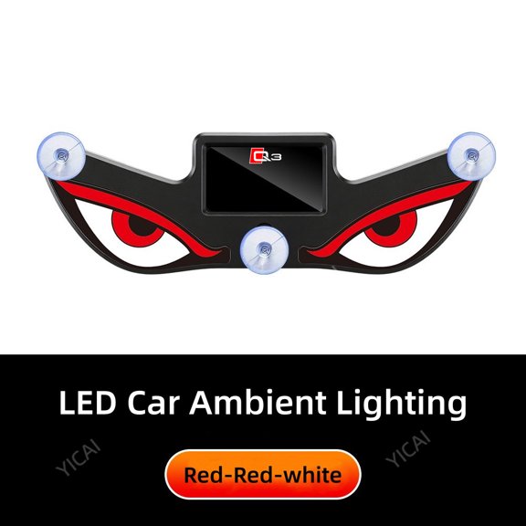 For Audi Q3 Car Dashboard Ambient Light Solar Rechargeable USB Type-C Rechargeable Auto Decorative