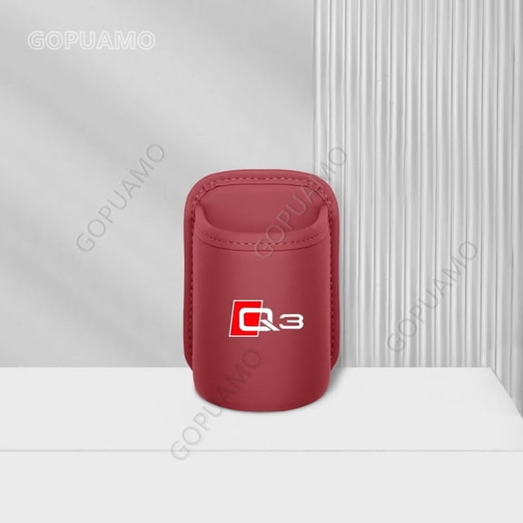For Audi Q3 Car Door Cup Holder Box Drink Rack Storage Bin Back Clip Design Car Seat Back Water Cup Box Organizer Pocket