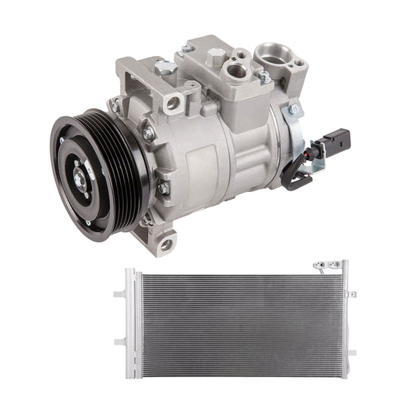 For Audi Q3 Quattro 2016 AC Compressor w/ A/C Condenser & Drier - BuyAutoParts