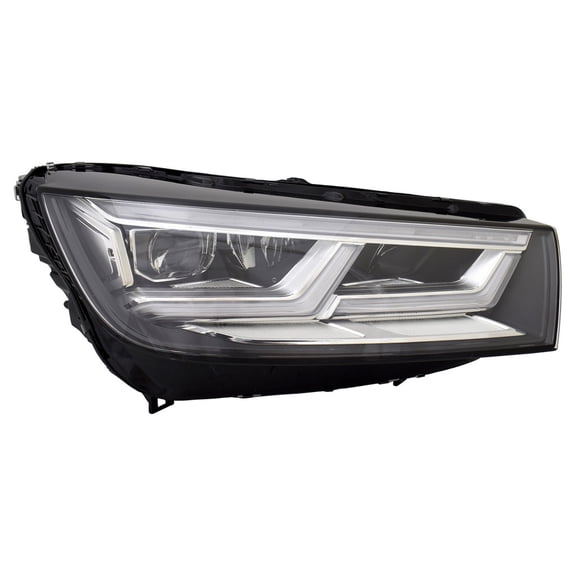 For Audi Q5/SQ5 2018 2019 2020 Headlight Passenger Side | CAPA Certified | LED | Clear Lens | Replacement For AU2503208, AU2503208C | 80A941774J