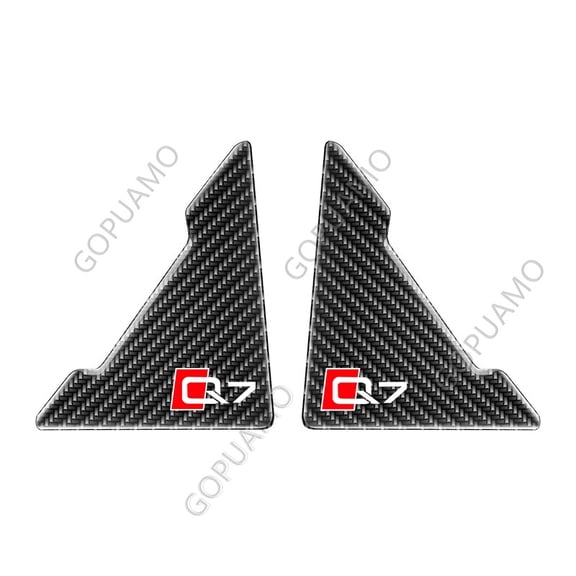 For Audi Q7 Carbon Fiber Car Door Corner Sticker Waterproof Anti-scratch Anti-collision Protector Auto Exterior Accessories