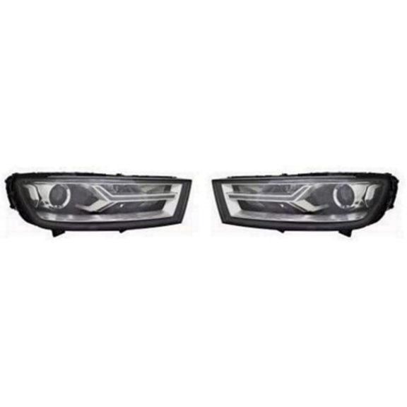 For Audi Q7 Headlight 2017 2018 2019 Pair Driver and Passenger Side HID For AU2502201 | 4M0941043E
