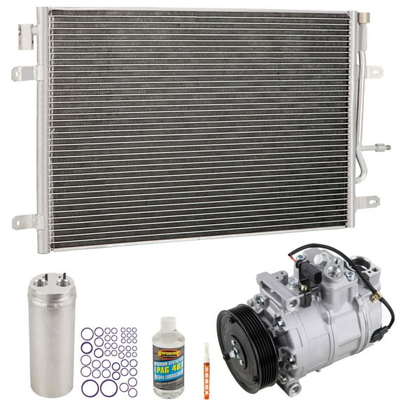 For Audi RS4 2007 2008 A/C Kit w/ AC Compressor Condenser & Drier - BuyAutoParts