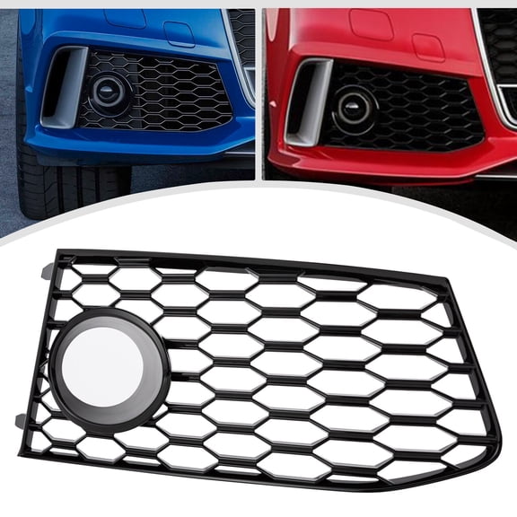 For Audi RS7 2014-2018 Right Side Bumper Fog Lights Lamps Frame Grille Cover