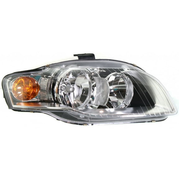 For Audi S4 Headlight Assembly 2005 06 07 2008 Passenger Side w/ Bulbs DOT Certified Replacement for AU2503128 (Trim: Sedan; Wagon; 3rd Generation)
