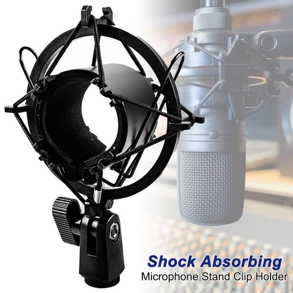 For Audio Technica AT 2020 2035 2050 Spider Microphone Mount Holder Shock Black