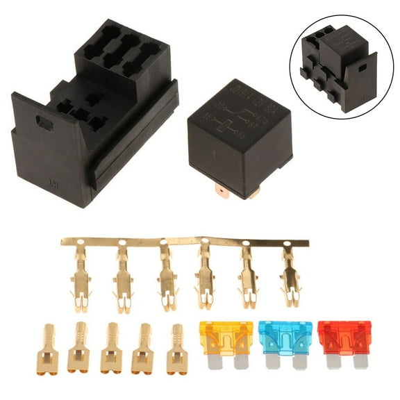 For Automotive 4 Slot Relay Fuse Holder Box Perfect For Trailers And Campers