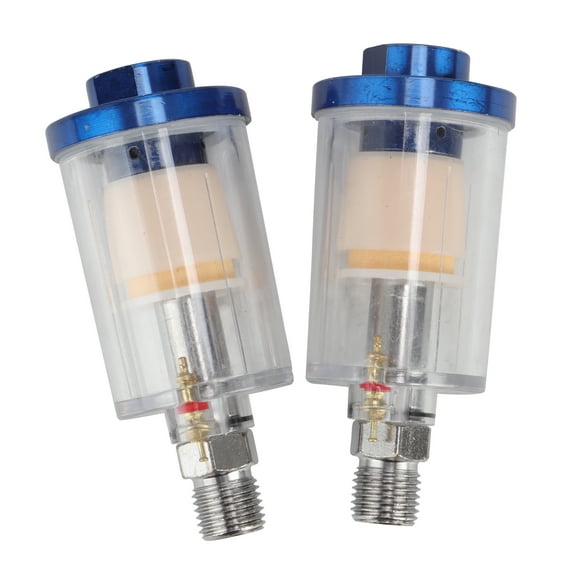 For Automotive Spray Guns: 1/4" In-line Air Filter Effective