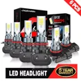 thumbnail image 1 of For Avalanche 2002-2005 6x LED Headlight Hi/Lo Beam Fog Light Bulbs Combo Kit, 1 of 11