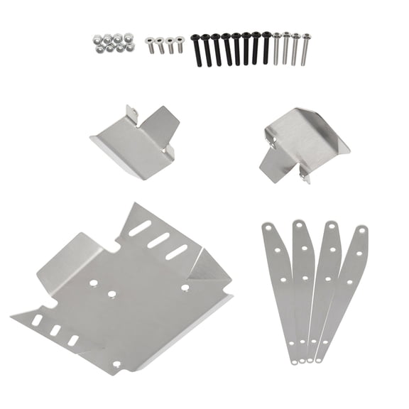 For Axial RBX10 Ryft RC Rock Crawler Protection Set Stainless Steel Chassis and Axle Guards, Solid and Durable