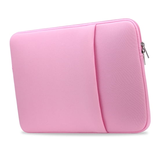 For B2015 Laptop Sleeve Soft Zipper Pouch 17'' Laptop Bag Replacement For Air Pro Ultrabook Laptop Pink