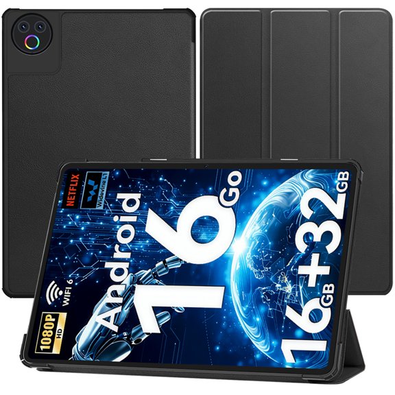 For BESTSKI 10 inch Tablet Case,Ultra Thin,Protective Case,Trifold,Magnetic Closure,Stand,Shockproof,Ultra Lightweight