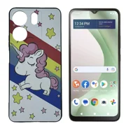 For BLU View 5 B160V TPU 1-Piece Flexible Skin Cover Cell Phone Case - Unicorn