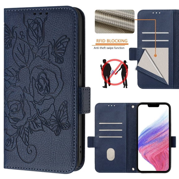 For BLU View Speed 5G B1550VL 5 Pro 5 C9 Bold K50 Phone Case Wallet Case with Card Holder Magnetic For Leather Phone Cases