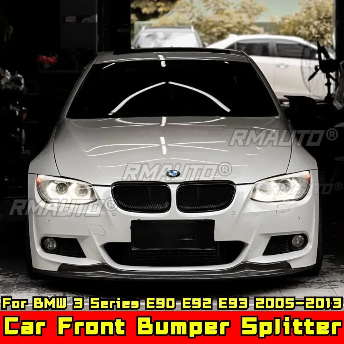 For BMW 3 Series E90 E92 E93 2005-2013 Body Kit Bumper Cover Glossy ...