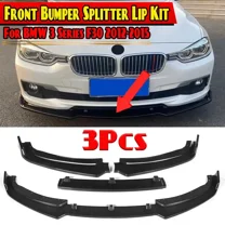 For BMW 3 Series F30 F35 2012-2015 Car Front Bumper Lip Diffuser Splitter Spoiler Protector Cover Front Bumper Chin Body Kit