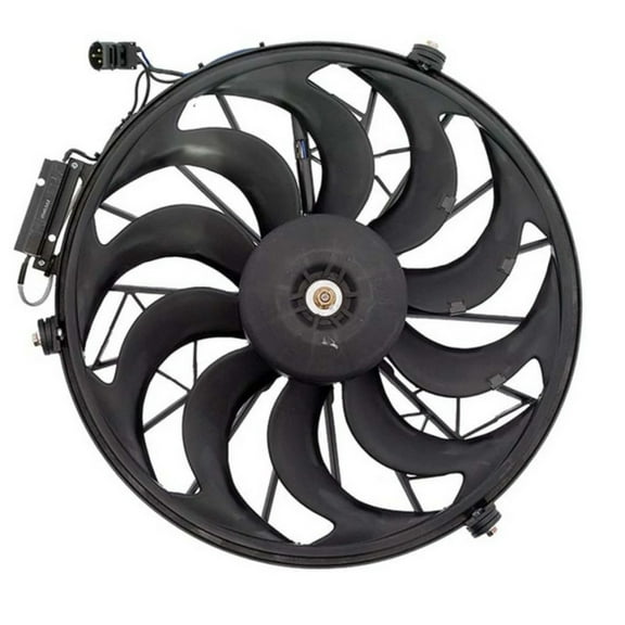 For BMW 318i/318is 1992 Radiator Air Conditioning Fan Assembly | Single Fan | Plastic Blade | Replacement For BM3115102 | 64541392913