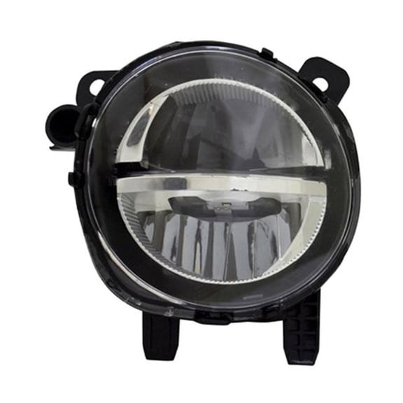 For BMW 320i/328i/335i/340i 2015 2016 Fog Light Driver Side | Clear Lens | Chrome Housing | LED | Sedan | Replacement For BM2592153 | 63177315559