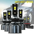 thumbnail image 1 of For BMW 320i 330Ci 2001-2006 LED Headlight Bulbs,H7 High Beam H7 Low Beam 9145 Fog Light,6PCS,6500K,Cool White, 1 of 3