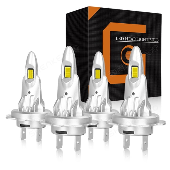 For BMW 323i 328i 335i 340i xDrive 6000K H7 LED Headlight Kit High &Low Beam Bulbs 4x