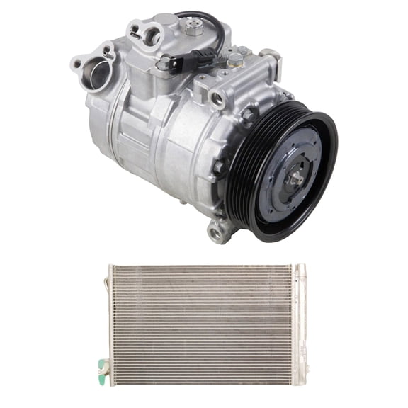 For BMW 328i 128i 328xi OEM AC Compressor w/ A/C Condenser & Drier - BuyAutoParts