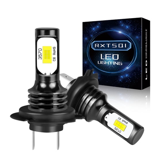 For BMW 328i 2007-2016 6000K H7 LED Headlight High/Low Beam Combo 2 Bulbs Kit