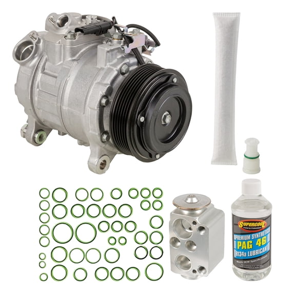 For BMW 328i 2014 2015 AC Compressor w/ A/C Repair Kit - BuyAutoParts
