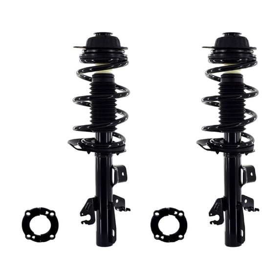 For BMW 328i 335i 340i ActiveHybrid 3 Pair Front Shock Strut w/ Spring - BuyAutoParts