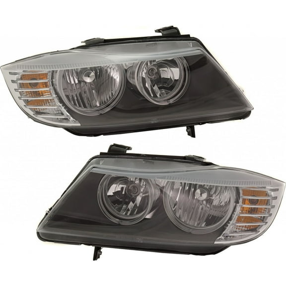 For BMW 328i / 335i / M3 Headlight 2009 10 11 2012 Pair Driver and Passenger Side Wagon For BM2518123 | 63117202577