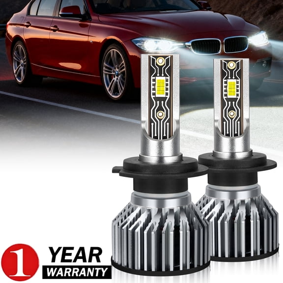 For BMW 328i xDrive 2009-2016 LED Headlight Lamp, Super Bright White, High/Low Beam, Plug & Play, 2-Pack